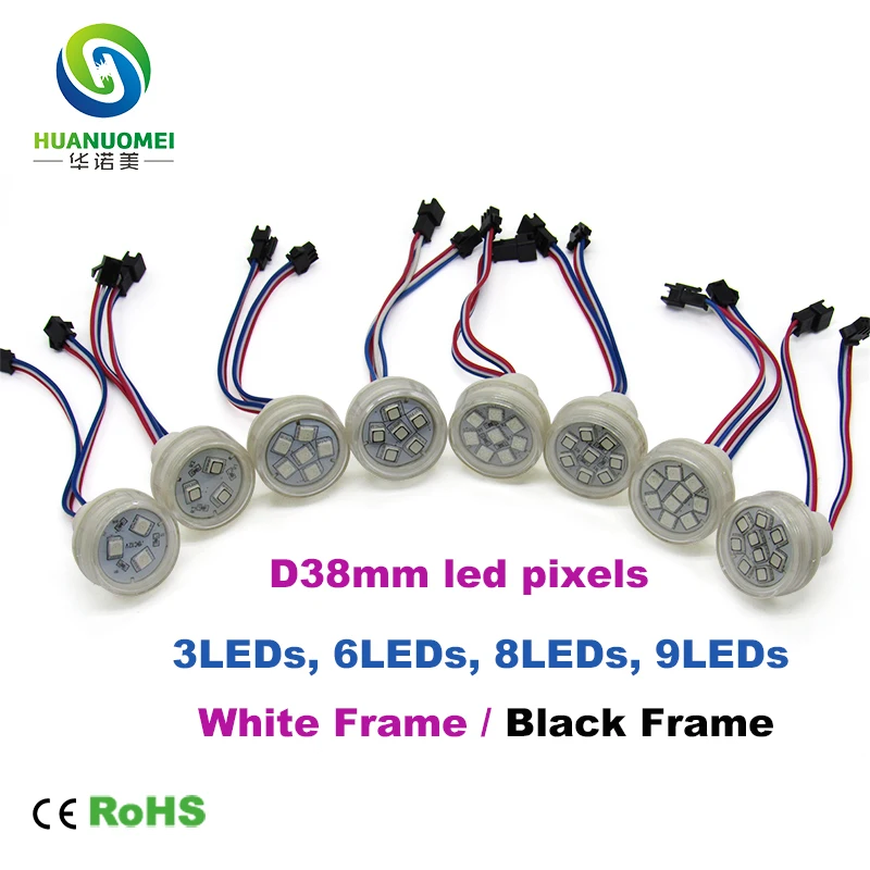 Цветная (rgb) 12V UCS1903 38 мм светодиодный пиксель светильник модуль 5050 smd rgb лампа