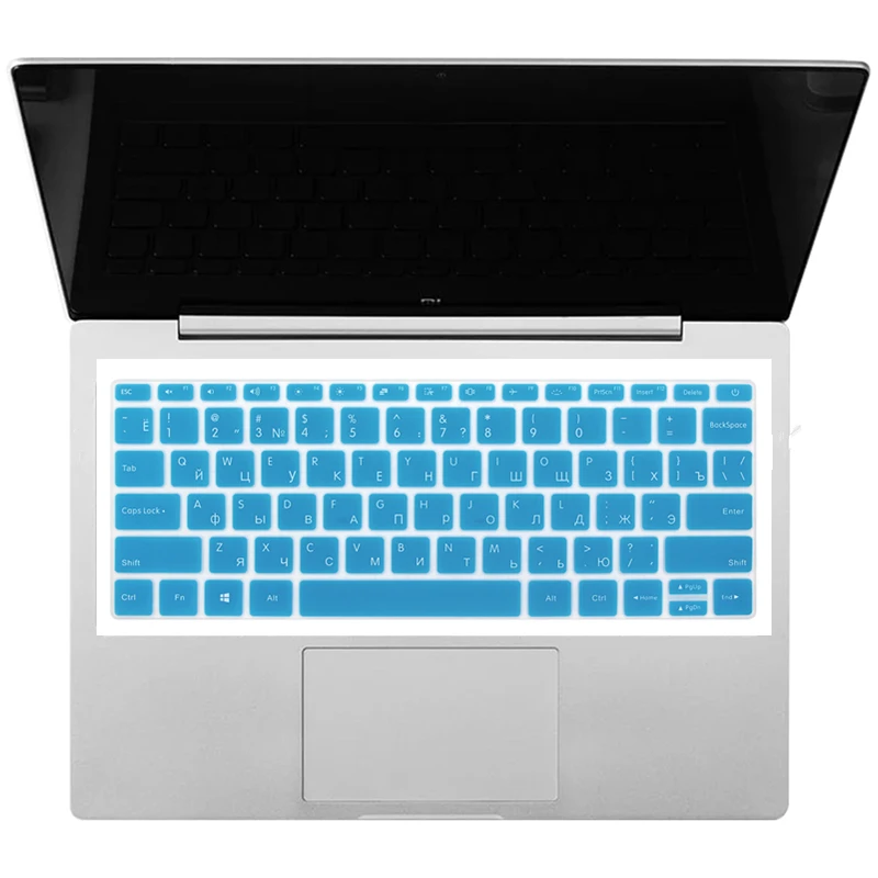 Силиконовый чехол для русской клавиатуры Xiaomi Mi Notebook Air 12 5 13 3 Pro 15 6 Защитная пленка
