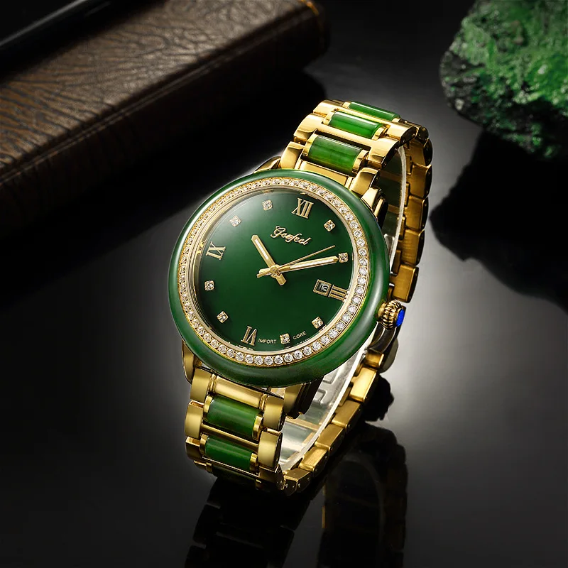 2019Top парные часы Jade женские часы персональные Роскошные мужские часы механические Автоматические бриллиантовые карнавальные креативные женские часы