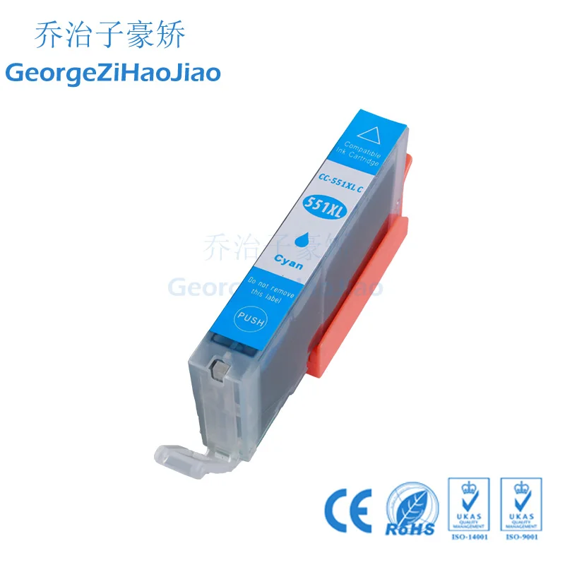 6 шт. 550XL Совместимость с PGI550 Canon Pixma iP7250 MG5450 MG5550 MG5650 MG5655 MG6350 MG6450 MX925|Чернильные