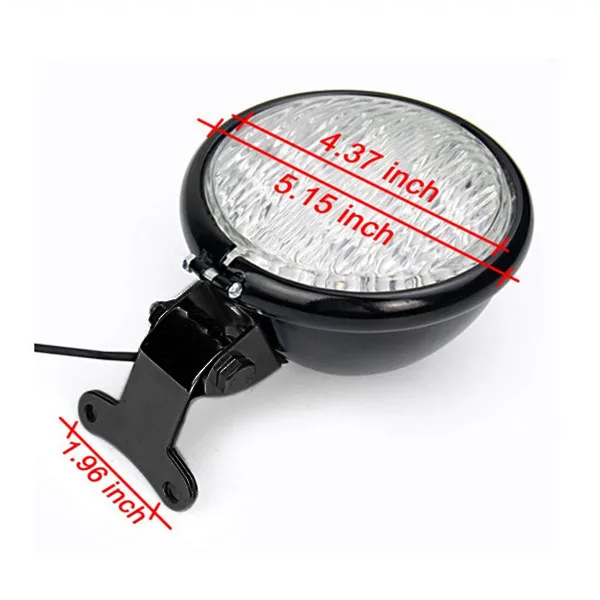 DC 12V Motorcycle Electric Vehicle 30W LED Headlight Bulb Lamp (Black) | Components