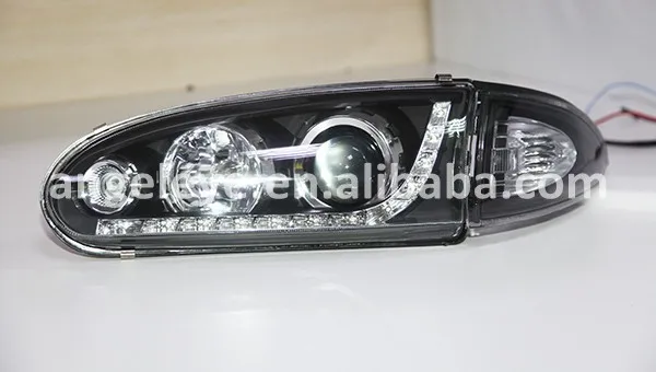 1992 год для Proton Wira светодиодный Head Lamp Black Houing YZ | Автомобили и мотоциклы