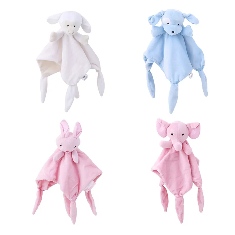 

Слон, кролик, милая мягкая детская игрушка, плюшевое удобное полотенце для новорожденных, Прорезыватель для зубов, игрушка для раннего разв...