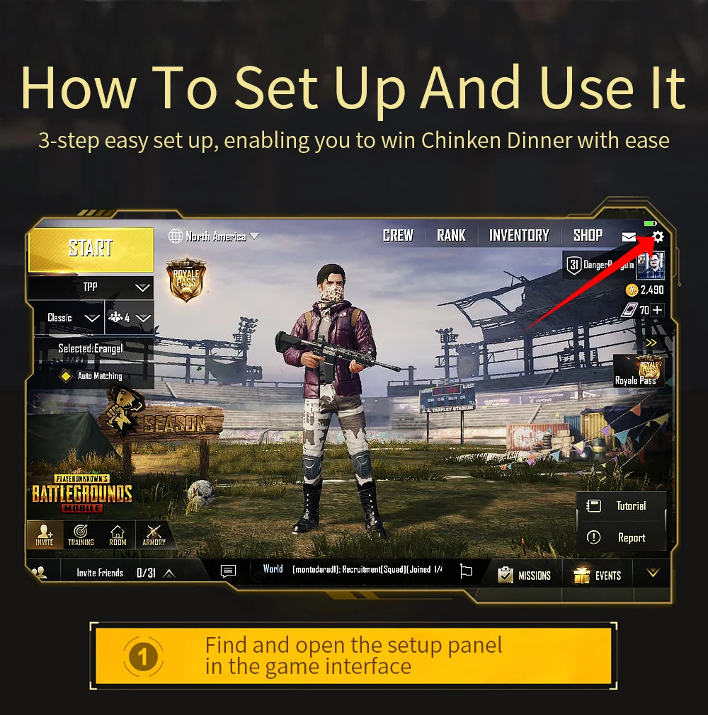 Essager Gamepad Joystick for PUBG Mobile Joypad Trigger Fire Button Aim L1 R1 Key L1R1 Shooter Controller Game Pad for Android