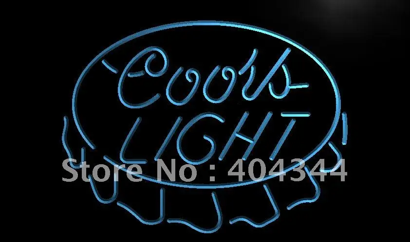LE199- Coors Beer Cap Bar Pub NEW LED Neon Light Sign home decor crafts | Дом и сад