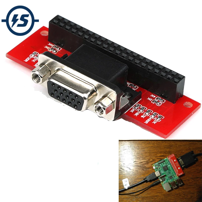 EP 0073 VGA666 Gert VGA модуль платы адаптера GPIO для Raspberry Pi 3B / 2B B +|gpio board|raspberry pi gpiogpio raspberry |