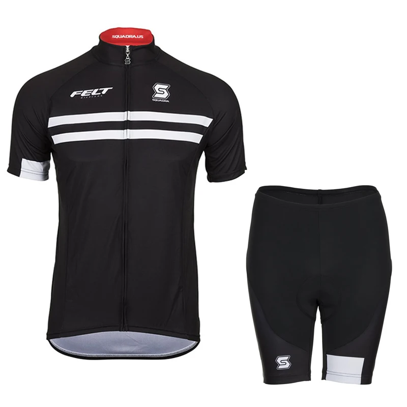 jersey shorts Войлок мужской летний комплект с коротким рукавом Велоспорт Джерси одежда дышащий Майо команда Велосипедная одежда полиэстеровый велосипедный - Цвет: jersey shorts