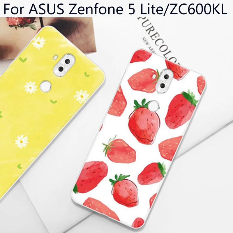 Чехол для ASUS Zenfone 5 Lite милые Мультяшные мягкие чехлы ZenFone ZC600KL чехол Zenfone5 защитные