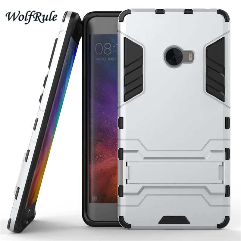 WolfRule противоударный чехол Xiaomi Mi Note 2 силиконовый + пластиковый для MiNote2 подставка