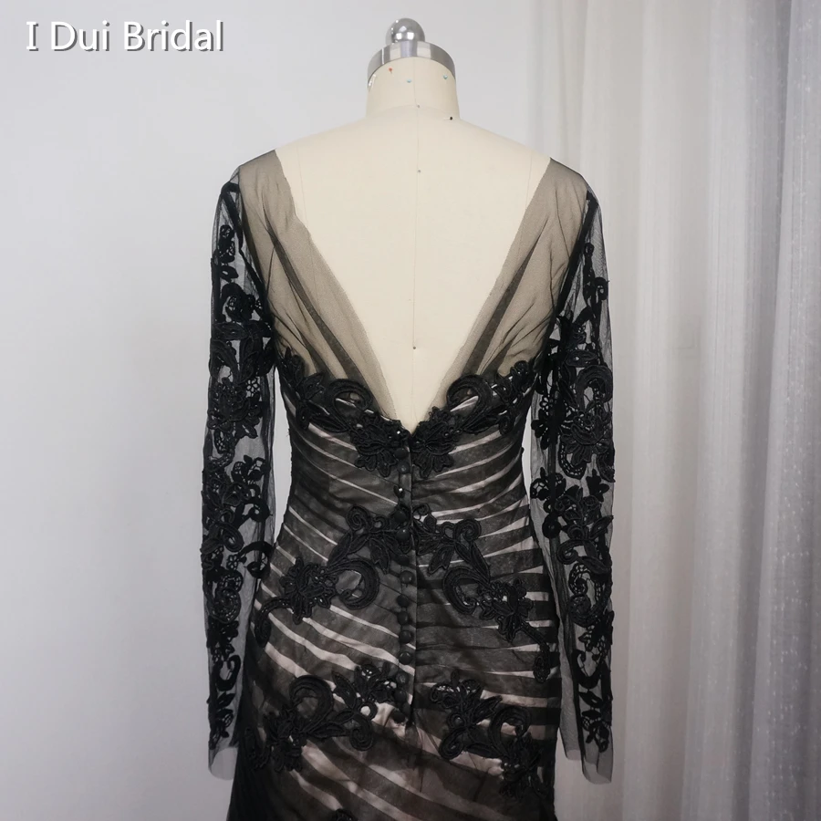 Платье с длинным рукавом для матери невесты кружевной аппликацией | Свадьбы и