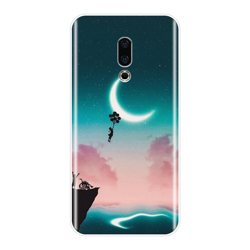 Силиконовый чехол для телефона из ТПУ Meizu 16th 16x15 Lite 16 Plus мягкая задняя крышка с