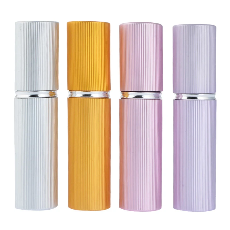 Портативный алюминиевый многоразовый флакон для духов с распылителем пустая