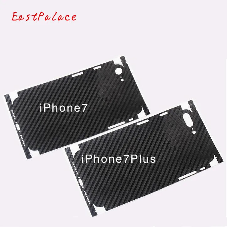 3D карбоновая пленка для iPhone X XS 8 7 6 S Plus защитные наклейки Plus|Защитные стёкла и