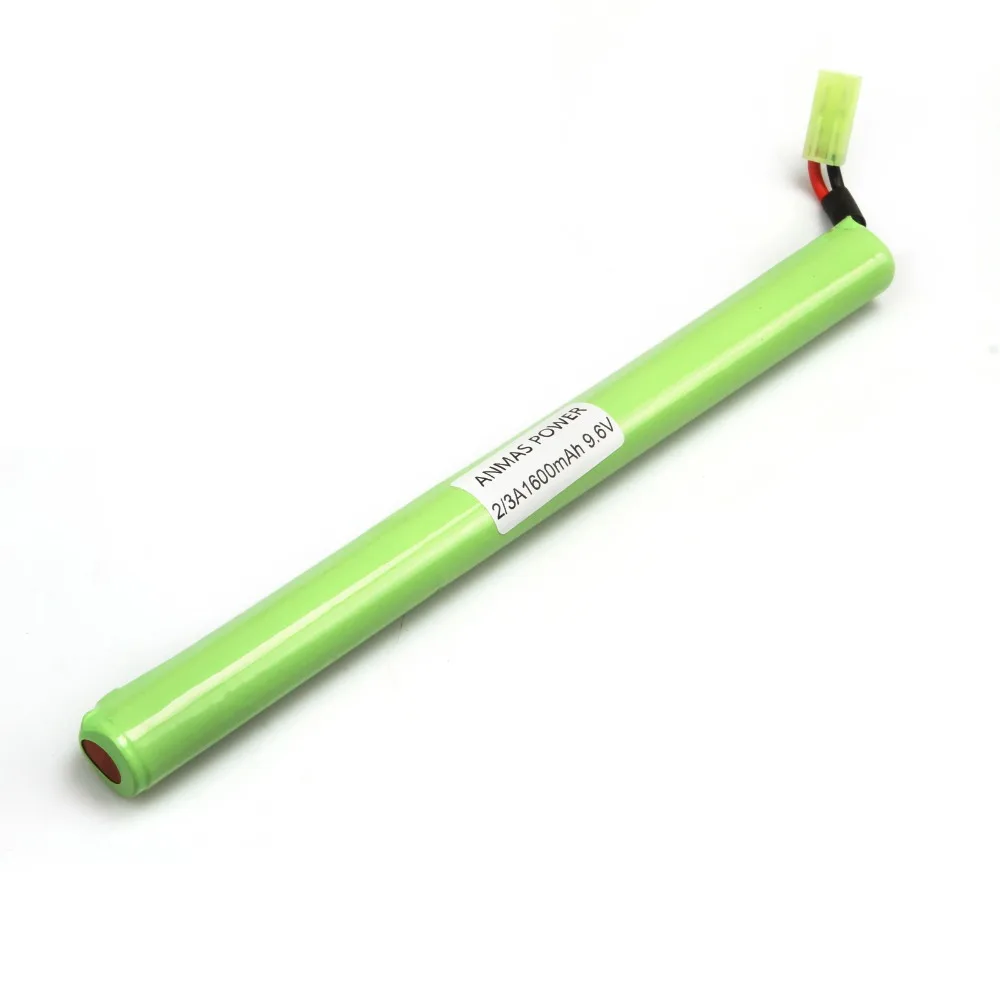 AnmasPower 9 6 V 1600mAh палка пакет NiMH 2/3A игрушечный автомобиль аккумуляторная батарея