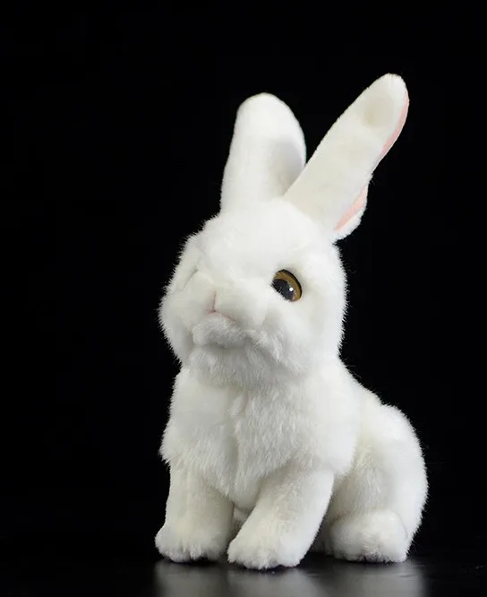 

Cute little rabbit stuffed toy super cute white rabbit doll simulation rabbit animal gift 20CM