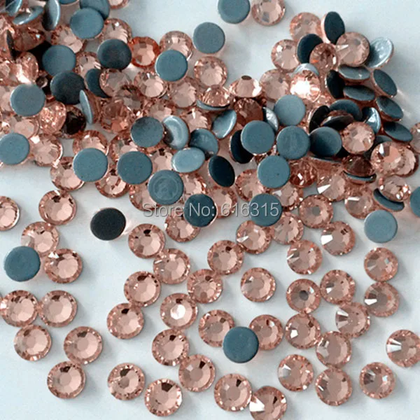 

Бесплатная доставка, 5 мм, размер ss20 lt, персиковый цвет, 1440 шт. в упаковке; Стразы, блестящие, для шарфов, декоративные кристаллы