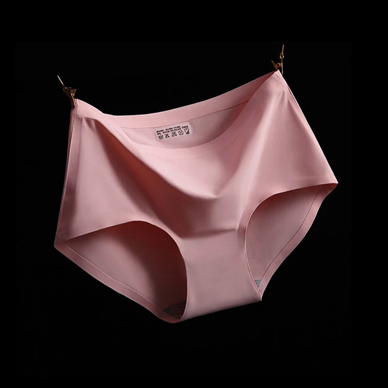 Модные женские трусики однотонное бесшовное нижнее белье женское цельное