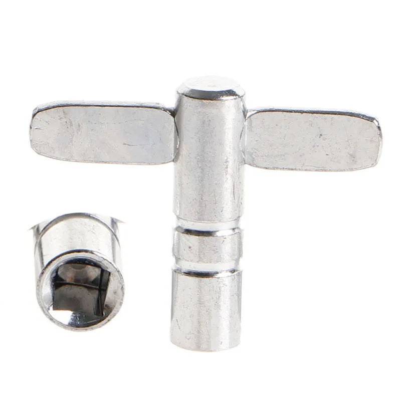 Универсальные Металлические барабанные палочки тюнер для тюнинга кожи Твердый