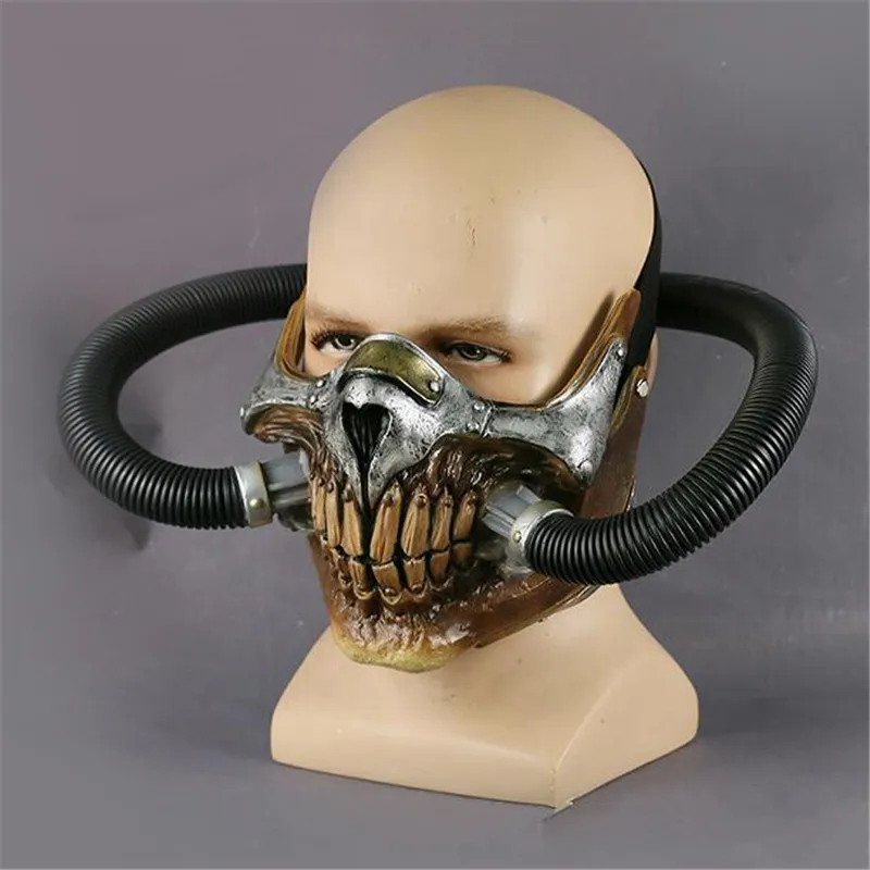 Череп Паровая панк Mad Gas Max маска ПВХ маски для вечеринки на Хэллоуин лучшие
