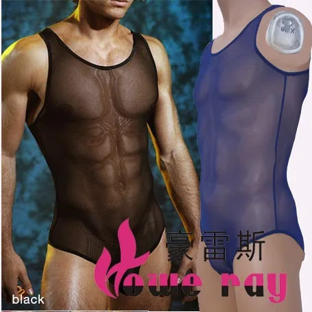 Бесплатная доставка фирменное Мужское нижнее белье Howe Ray сетчатые Комбинезоны из