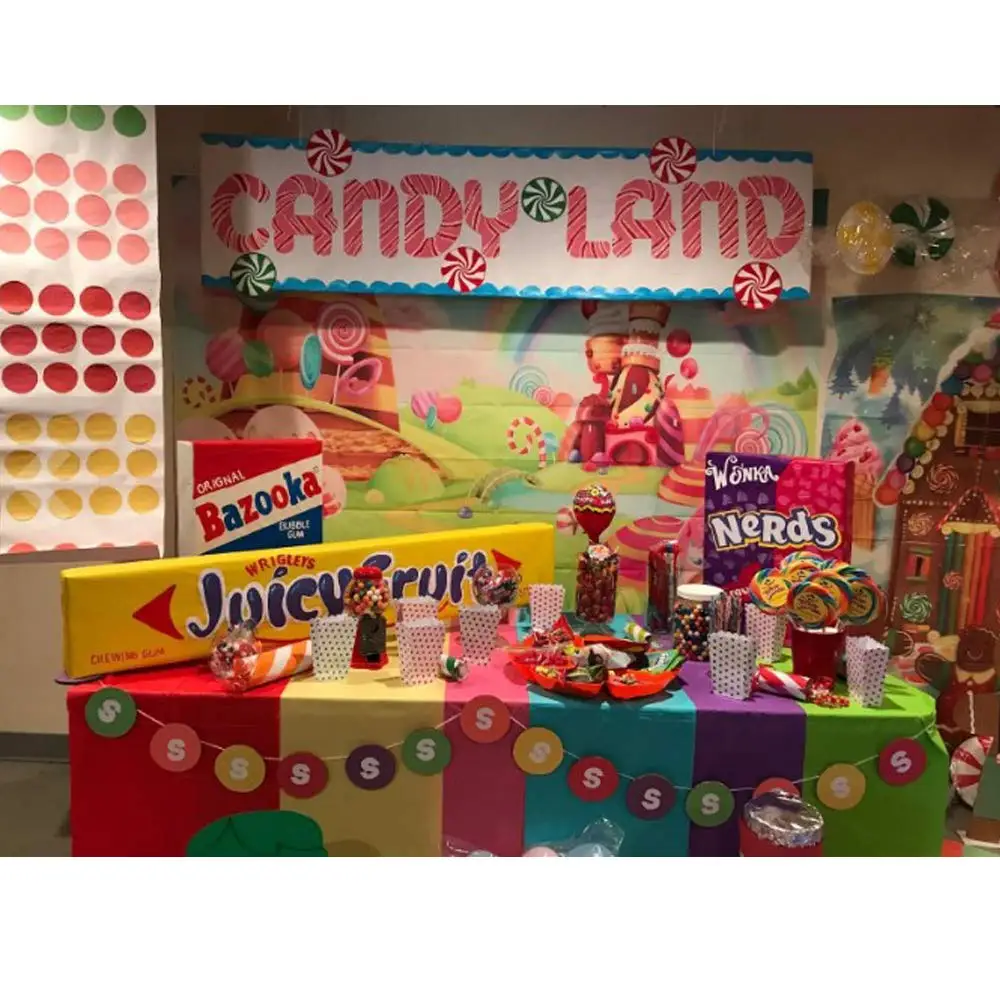Фоны для фотосъемки Mehofoto Candy Bar украшения тематических вечеринок реквизит с