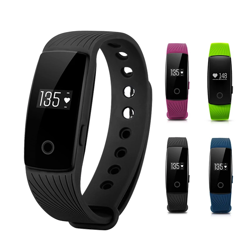 Smart Браслет ID107 Bluetooth 4 0 Смарт монитор сердечного ритма браслет Фитнес трекер для