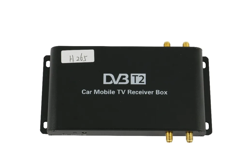 Автомобиль DVB T2 (4 антенны) цифровой ТВ приемник box место для автомобиля
