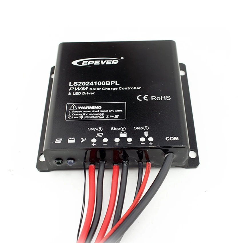 20A 12В 24В EPSOLAR LS2024100BPL солнечное зарядное устройство контроллер таймер IP67