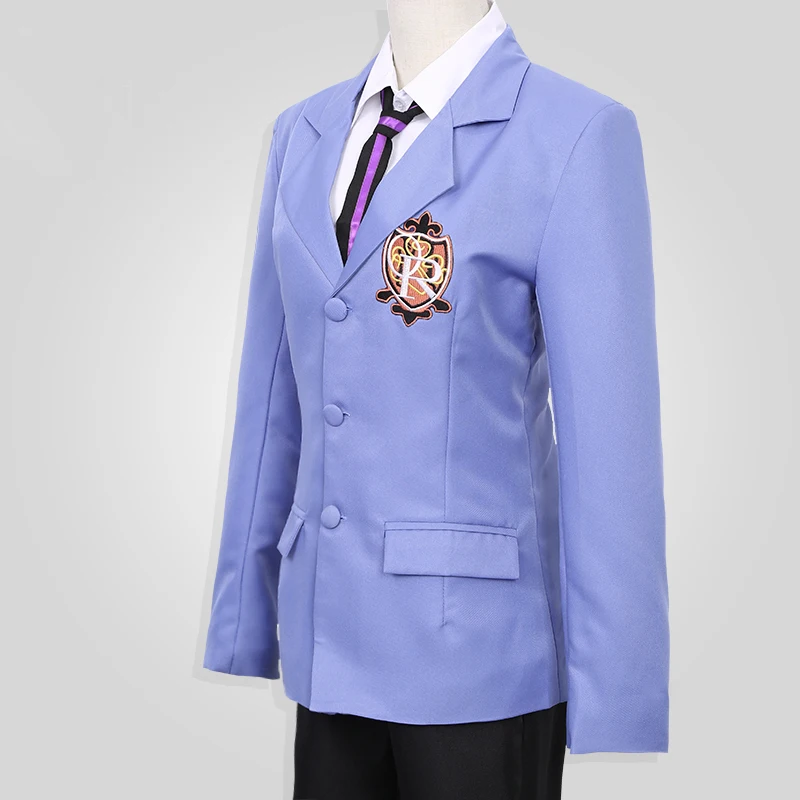 Аниме Костюм Ouran High School Host Club Fujioka Haruhi La Parure куртка пальто школьная форма костюм