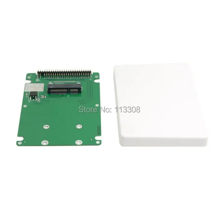 50 шт./лот Mini PCI E mSATA PSATA до 2 5 &quotIDE 44pin корпус жесткого диска белый для Dell Inspiron 910 9 SSD DHL