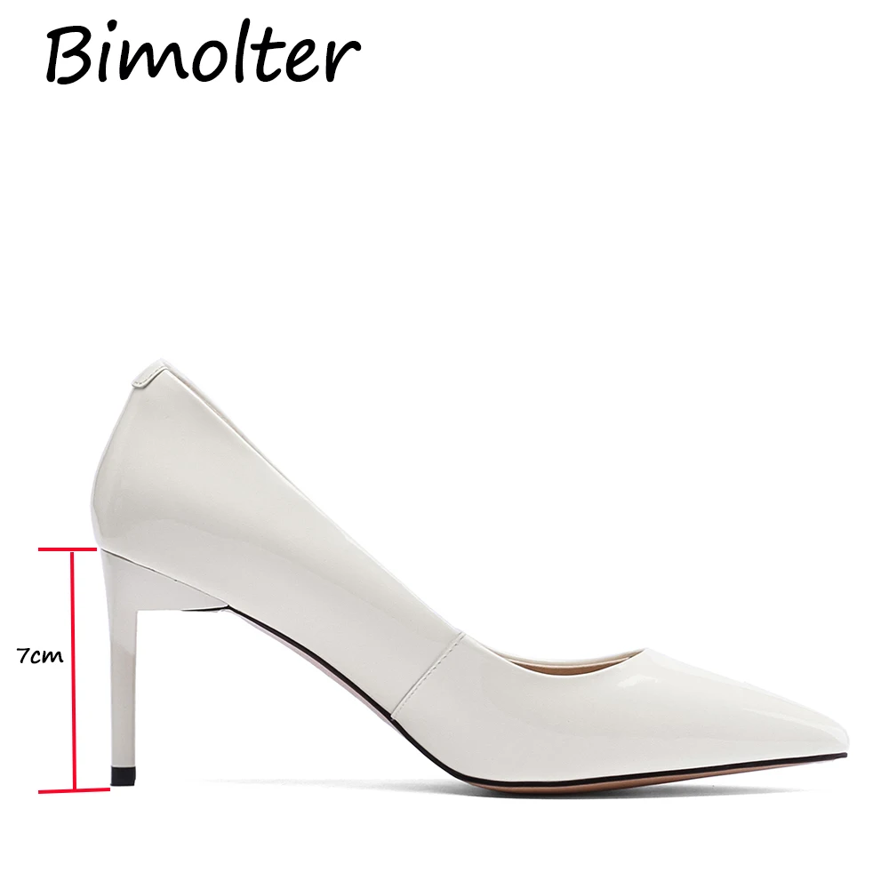 Bimolter/Женская обувь на высоком каблуке классические модельные туфли-лодочки