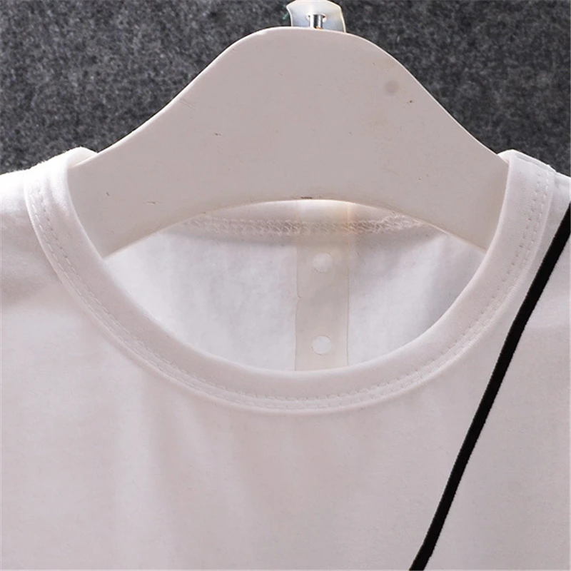 1 комплект футболка с коротким рукавом и шорты круглым вырезом | Мать ребенок