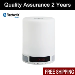 Беспроводной Портативный Динамик Bluetooth LED Night Light Настольная Лампа Будильник