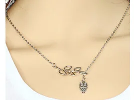 Лидер продаж модное ожерелье с посеребренным покрытием восемь форм птица Сова