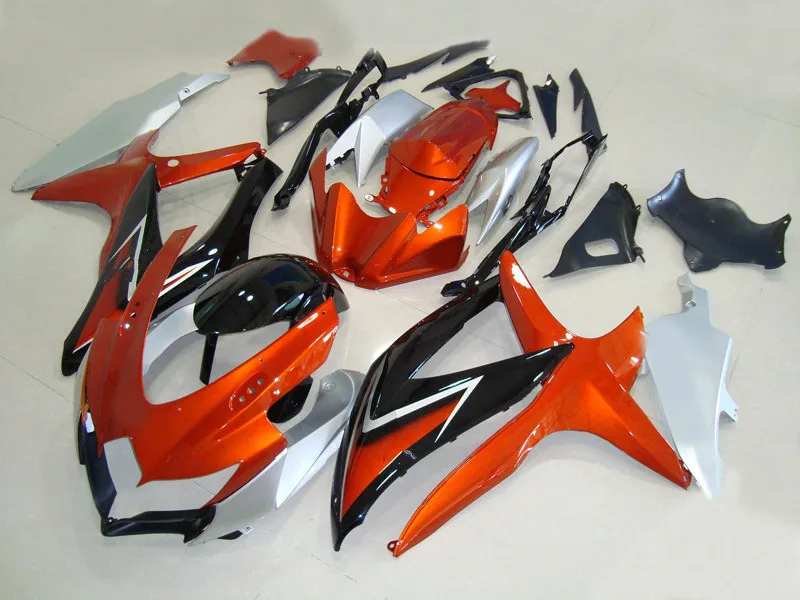 Набор обтекателей для литья под давлением GSXR600 750 K8 08 09 GSXR 600 GSXR750 2008 2009 ABS красный