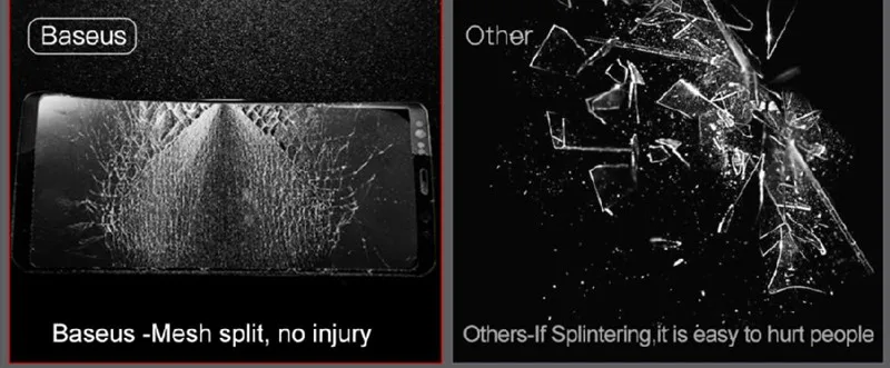 Baseus закаленное стекло для samsung Galaxy Note 8 Премиум 3D Arc протектор экрана для Galaxy Note 8 полная защитная стеклянная пленка