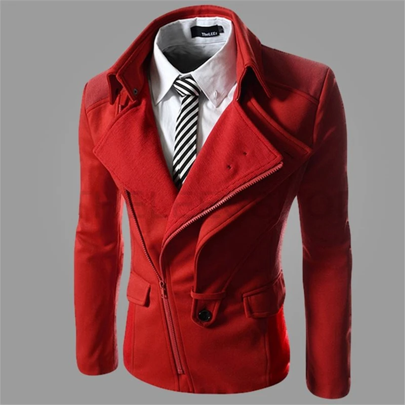 

Куртка мужская демисезонная с капюшоном и косыми молниями, на осень/весну