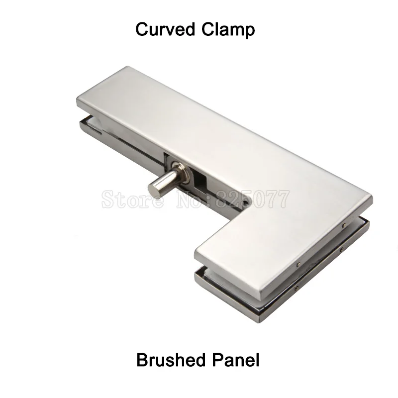 Изогнутый зажим для стеклянной двери без рамки 1 шт. | Обустройство дома