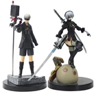 14 см аниме НИР автоматов 2B YoRHa No.2 Тип B 2B No.9 Тип S 9S Мультфильм Ps4 игры ПВХ фигурка Коллекционная модель игрушки куклы