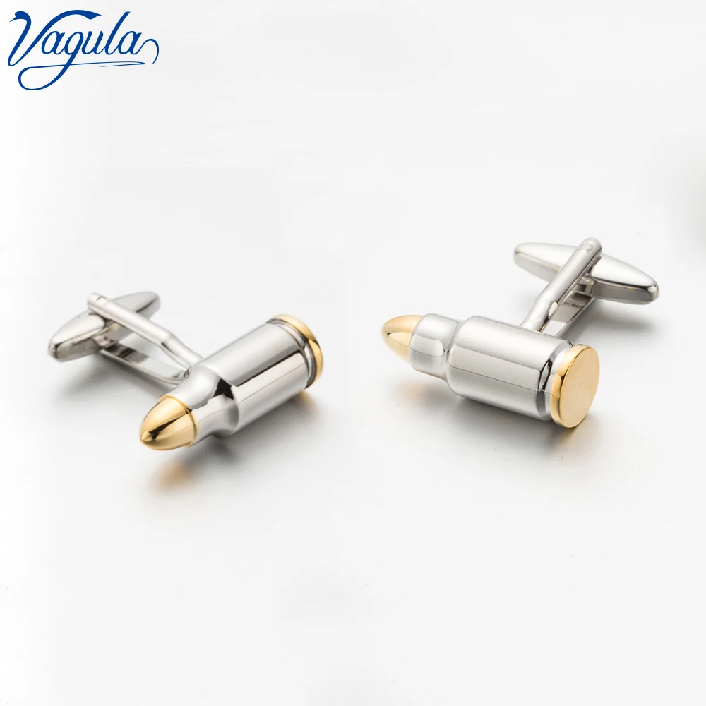 Запонки VAGULA, Bonito Gemelos, топ, роскошный бренд, подарок, вечерние, для свадьбы, костюм, рубашка, кнопка, металлическая, в форме пули, запонка, 705