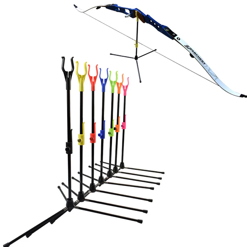 

Archery Bow Stand Holder Recurve Bow Stand for Hunting Shooting - 7 Colors