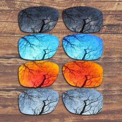 4 Pairs Polarized ToughAsNails поляризованные Сменные линзы для Окли Юпитер квадратные солнечные очки-несколько вариантов - Цвет линз: 4 Pairs Polarized