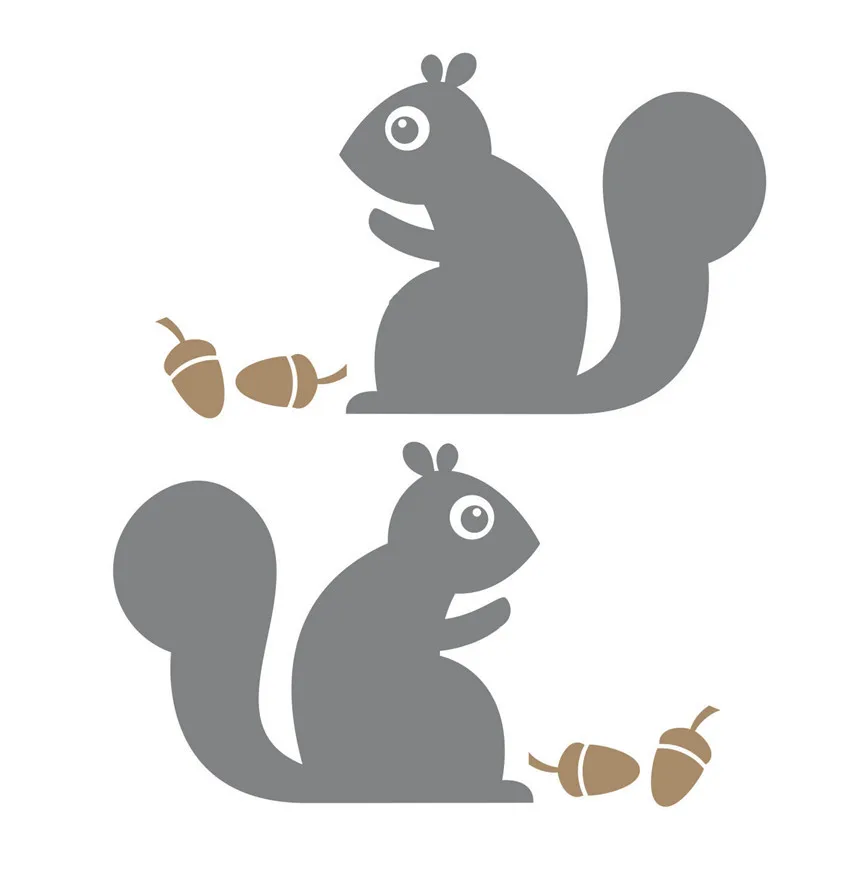 Набор из 2 милых настенных стикеров для детской комнаты|set of stickers|set stickersset children |
