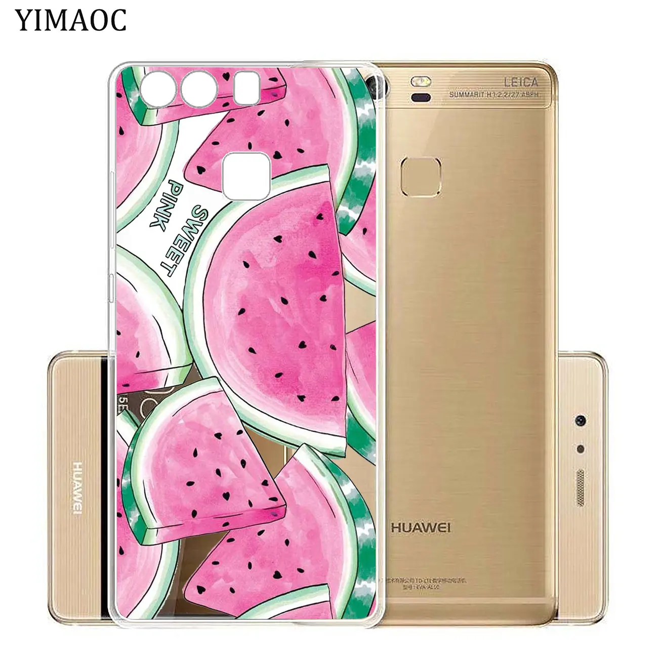 Мягкий силиконовый чехол для телефона YIMAOC с цветочным принтом и фруктовым