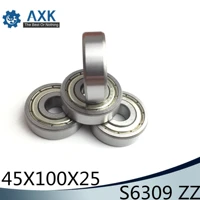 s6309zz bearing 4510025 mm 1pc abec 1 s6309 z zz s 6309 440c stainless steel s6309z ball bearings