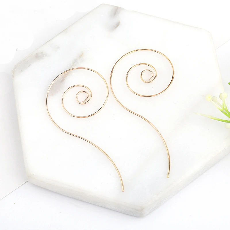 2019 серьги кованые ручной работы для Для женщин длинные висячие модные простое