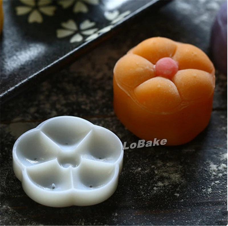 Новейший креативный дизайн 50 г 3D пять цветов в форме Луны форма для торта набор