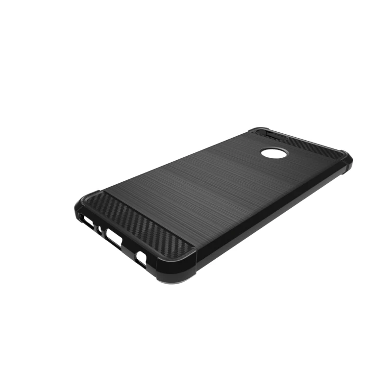Для huawei Y9 2018 чехол мягкий углеродного волокна для FLA LX1 LX2 LX3 противоударный