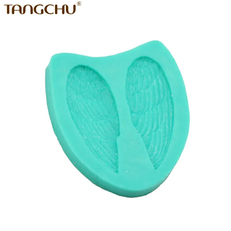 2016 Новинка Рождество Крылья Ангела Форма помадка силиконовые формы как шоколад