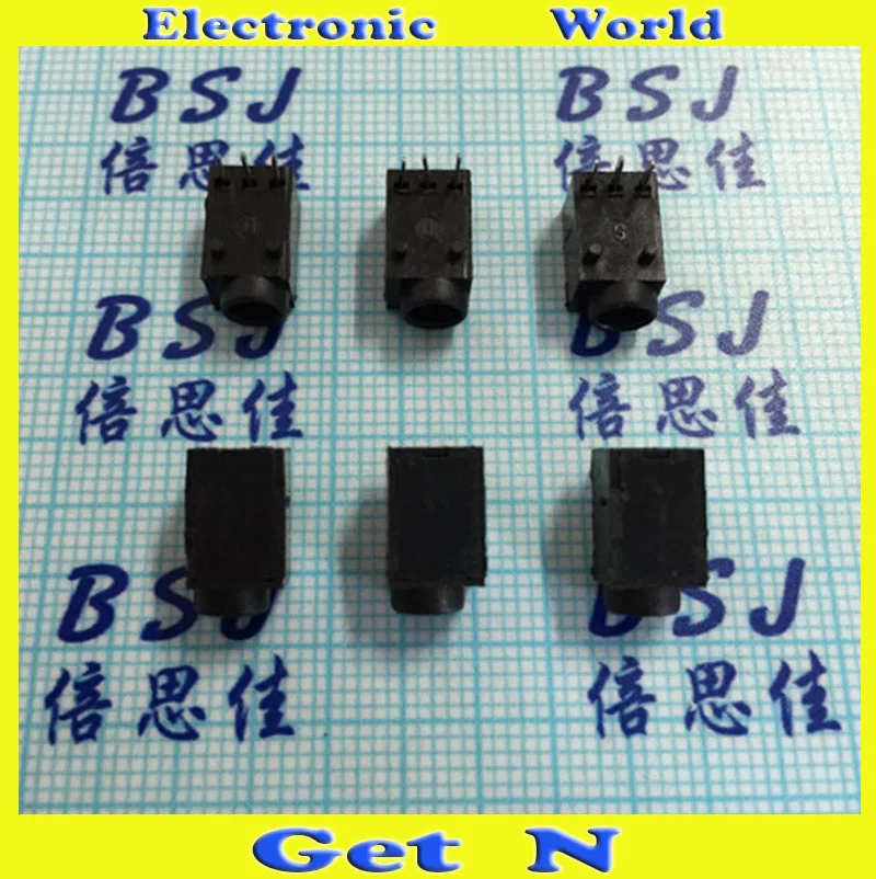 

1000pcs DC-003 1.3mm Copper DC Power Plug Connector 3Pins DC AC Power Scoket Jack
